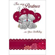 Partner Birthday Me to You Bear Card