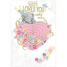 Someone Loves You Pop Up Me to You Bear Card