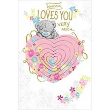 Someone Loves You Pop Up Me to You Bear Card