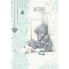 Wedding Regret Me to You Bear Card