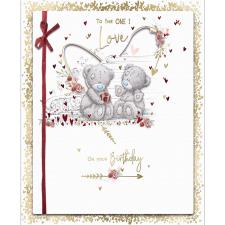 One I Love Me to You Bear Boxed Birthday Card