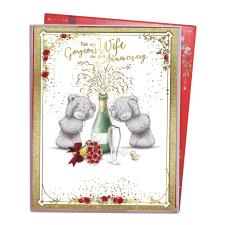 Gorgeous Wife Me to You Bear Anniversary Boxed Card