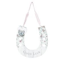 Good Luck Me to You Bear Wedding Horseshoe Plaque