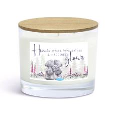Where Happiness Shines Large Me to You Bear Candle