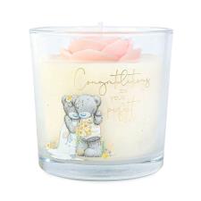 Me to You Bear Congratulations Wedding Candle