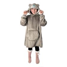 Hooded Me to You Bear Fleece Poncho
