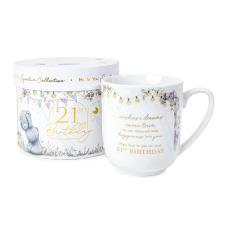 21st Birthday Me to You Bear Boxed Mug