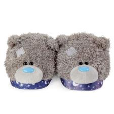 Slip-On Moon &amp; Stars Me to You Bear Plush Slippers