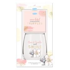 Stemless Wine Glass & Chocolate Truffles Me to You Gift Set