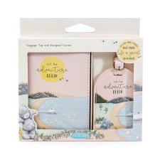Luggage Tag &amp; Passport Cover Me to You Bear Gift Set