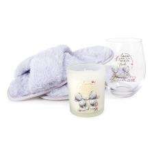 Wine Glass Candle &amp; Slippers Me to You Bear Gift Set