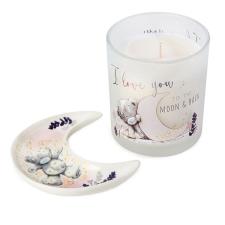 Moon &amp; Back Trinket Dish &amp; Candle Me to You Bear Gift Set