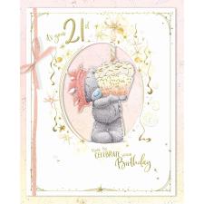 21st Birthday Me to You Bear Birthday Card