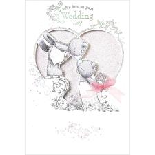 On Your Wedding Day Handmade Me To You Bear Wedding Day Card