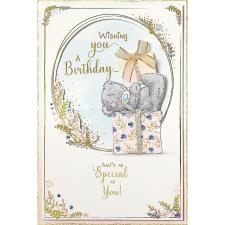 Tatty Teddy On Presents Handmade Me to You Birthday Card