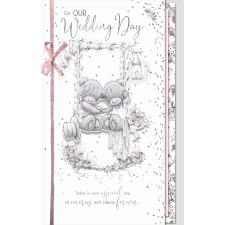 On Our Wedding Day Handmade Me to You Bear Card