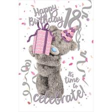 3D Holographic 18th Birthday Me to You Bear Card