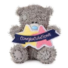 4" Congratulations Star Banner Me to You Bear
