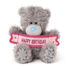5" Happy Birthday Banner Me to You Bear