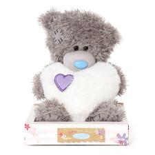 7&quot; White Padded Heart Me to You Bear