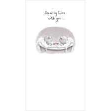 Tatty Teddy In Bath Tub Me To You Bear Card