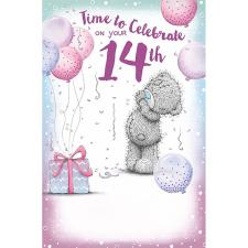 14th Birthday Me To You Bear Birthday Card