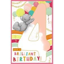 4 Today Me to You Bear 4th Birthday Card