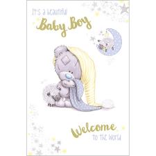 New Baby Boy Me to You Bear New Baby Card