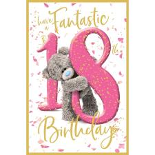 Fantastic 18th Birthday Photo Finish Me to You Bear Card