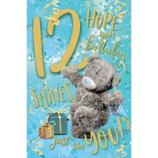 12th Birthday Me to You Bear Birthday Card