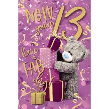 You're 13 Me to You Bear 13th Birthday Card