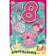 8 Today My Dinky Bear Me to You Bear 8th Birthday Card
