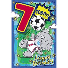 My Dinky 7 Today Me to You Bear 7th Birthday Card