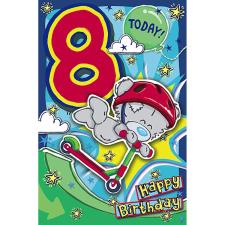 My Dinky 8 Today Me to You Bear 8th Birthday Card