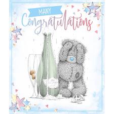 Many Congratulations Me to You Bear Card