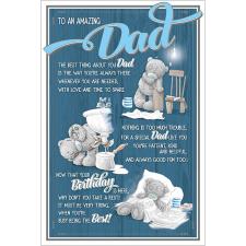 Dad Verse Me to You Bear Birthday Card