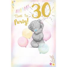 Time To Party 30th Me to You Bear Birthday Card