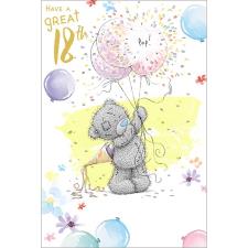 Have A Great 18th Me to You Bear Birthday Card