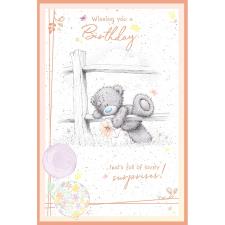 Birthday Surprises Me to You Bear Birthday Card