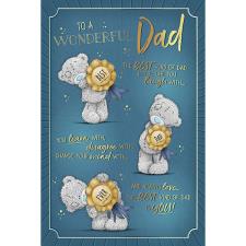 Dad Rosette Me to You Bear Birthday Card