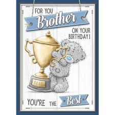 For You Brother Me to You Bear Birthday Card