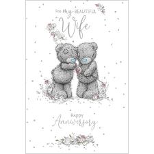 Wife Anniversary Me to You Bear Card
