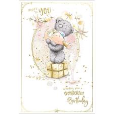 Heres to You Me to You Bear Birthday Card