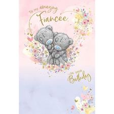 Amazing Fiancée Me to You Bear Birthday Card