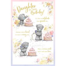 Daughter Me to You Bear Birthday Card