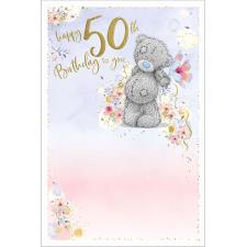 Happy 50th Birthday Me to You Bear Birthday Card
