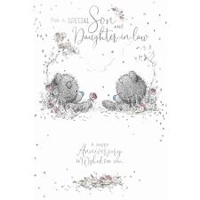 Son & Daughter In Law Me to You Bear Anniversary Card