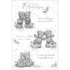 On Our Anniversary Verse Me to You Bear Card