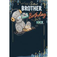 Brilliant Brother Me to You Bear Birthday Card