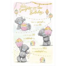 Daughter in Law Verse Me to You Bear Birthday Card